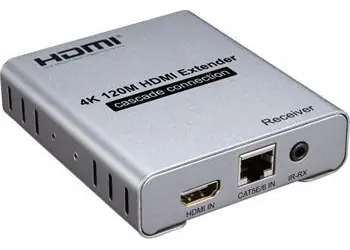 PremiumCord khext120-5 / HDMI-Extender-Empfänger/Sender / über IP / 4K