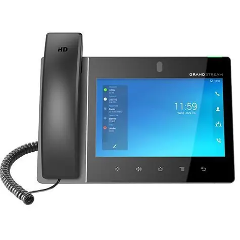 Grandstream IP-Telefon schwarz / VoIP-Telefon