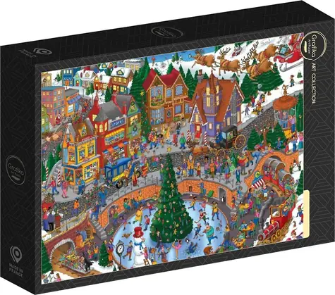 GRAPHICS Puzzle Weihnachts-Verwirrung / 500 Teile / 47,8 × 34,2 cm