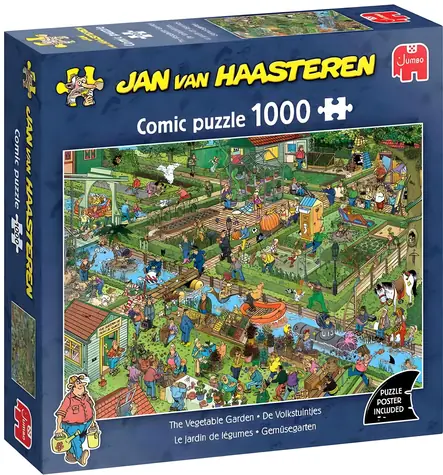 Jumbo-Puzzle „Gemüsegarten“ von JvH / 1000 Teile / ab 15 Jahren