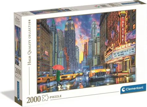 Clementoni Puzzle „Regen in Manhattan “ / 2000 Teile / ab 14 Jahren