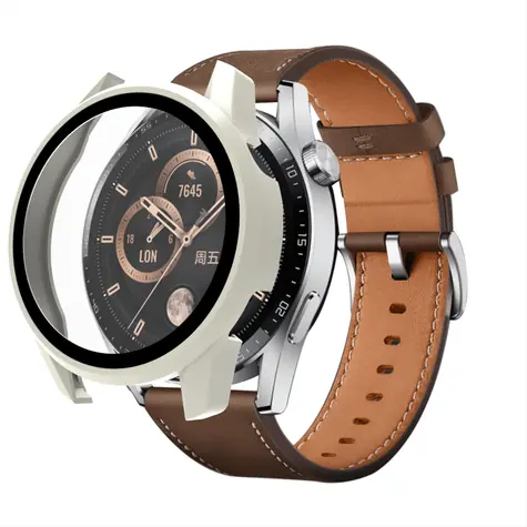 Hurtel Schutzglas für Huawei Watch GT3 42 mm, weiß / Schutzglas / Gehärtetes Glas