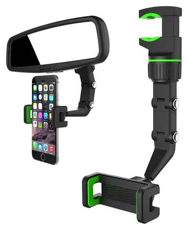 Hurtel Verstellbare Handyhalterung für den Rückspiegel / Autohalterung / Universal