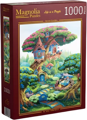 MAGNOLIA Puzzle Geheimer Garten / 1000 Teile / 48 x 68 cm