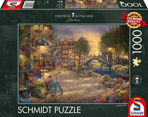 Schmidt Puzzle Amsterdam / 1000 Teile / 69,3 × 49,3 cm