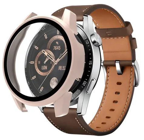 Hurtel Schutzglas für Huawei Watch GT3 42 mm, pink / Schutzglas / Gehärtetes Glas