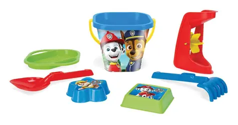 Wader Sandkasten-Set Paw Patrol / Sandkasten-Set / 7 Teile / Kunststoff / ab 1 Jahr