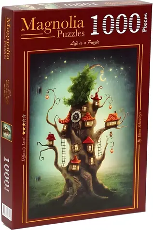 MAGNOLIA Puzzle Magisches Baumhaus / 1000 Teile / 48 x 68 cm