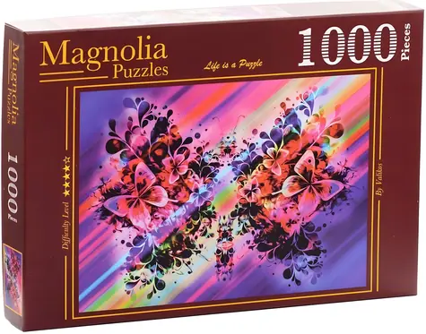 MAGNOLIA Puzzle Schmetterlinge / 1000 Teile / 68 x 48 cm