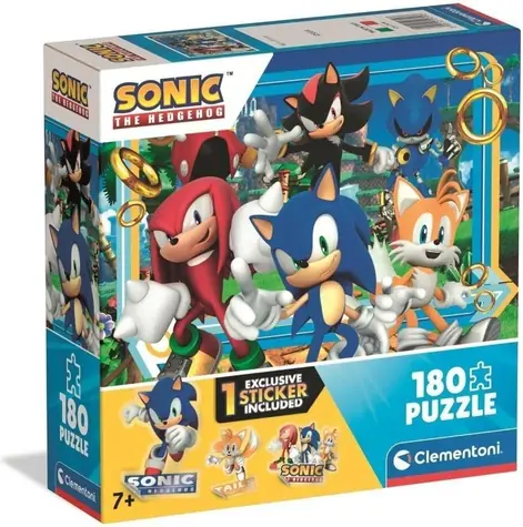 Clementoni Puzzle Sonic the Hedgehog: Gruppe / 180 Teile / ab 7 Jahren