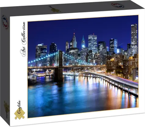 GRAPHICS Puzzle Night New York, USA / 2000 Teile / 98 x 69 cm