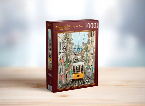 MAGNOLIA Puzzle Lissabon / 1000 Teile / 48 x 68 cm