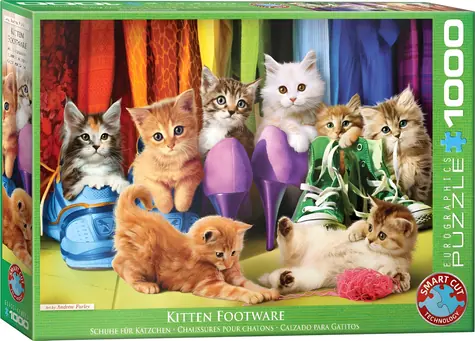 EUROGRAPHICS Puzzle Katzenstolz / 1000 Teile