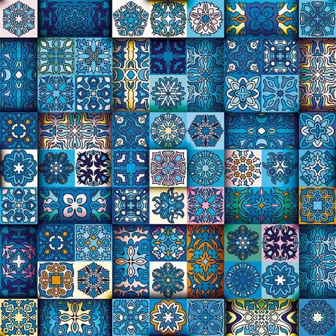 MAGNOLIA Puzzle Retro-Muster / 1023 Teile / 60 x 60 cm