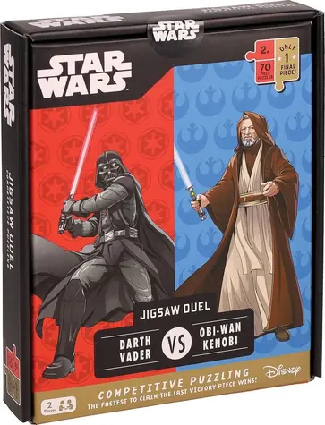 Ridley's Games Puzzle Duel Star Wars: Darth Vader vs. Obi-Wan Kenobi / 2x70 Teile