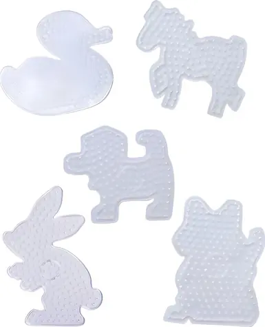PLAYBOX Pads für Bügelperlen XL Tiere / 5 Stück.