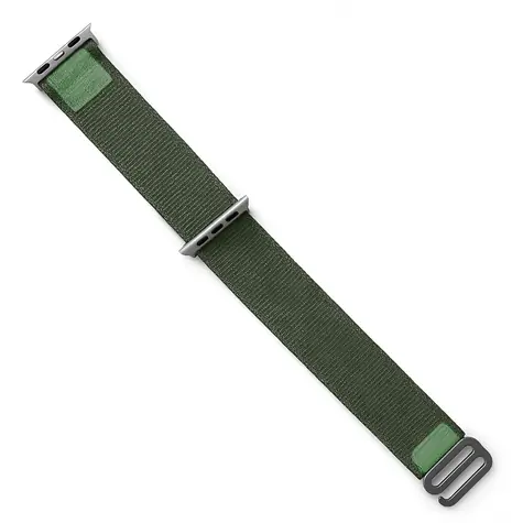 Hurtel Armband für Apple Watch, grün / Armband / 38/40/41 mm / Edelstahlschließe