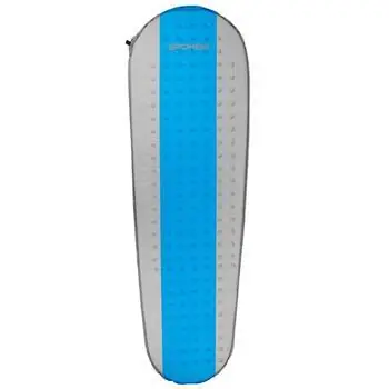 Spokey AIR MAT grau-blau / Selbstaufblasende Matte / 185 x 55 x 3 cm / R- Value 3