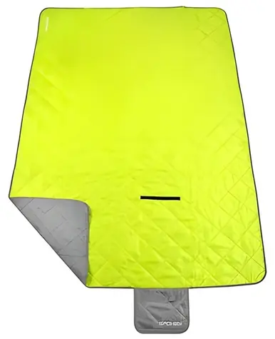 Spokey Canyon graugrüne Picknickdecke / 200 x 140 cm