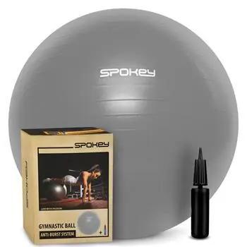 Spokey FITBALL grau / Gymnastikball / 55 cm