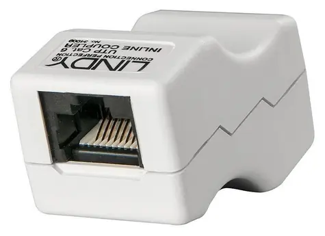 Lindy RJ-45 Inline-Stecker UTP Cat6 grau / Stecker / RJ-45 / UTP / Cat 6