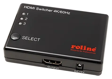 Roline HDMI-Switch 3:1 / Switch / 4K / HDMI