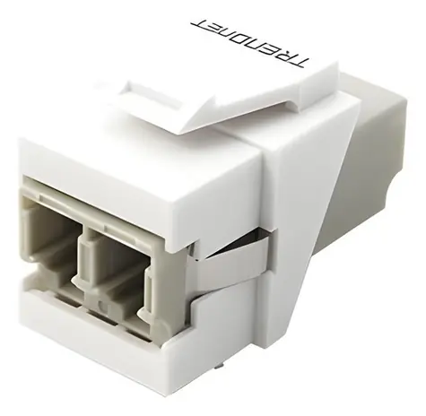 Trendnet TC-K05LC / Keystone LC/LC-Lichtwellenleiterkoppler / Duplex / Multimode OM2 / 5 Stück