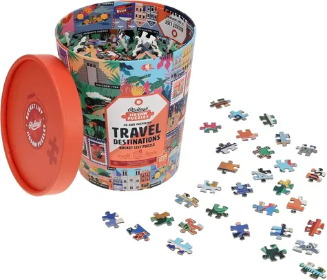 Ridley's Games Puzzle Bucket List: 50 atemberaubende Reiseziele / 1000 Teile