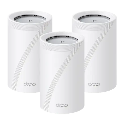 TP-LINK Deco BE65 Pro (2er-Pack) / Wi-Fi 7 Mesh-System / Tri-Band 9,3 Gbit/s / 5-Gbit/s-Anschlüsse / MLO