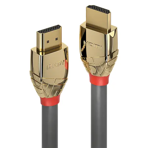 Lindy Gold Line grau / HDMI-Kabel / High Speed / 5 m / 4K 4096×2160
