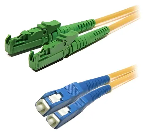 Xtendlan FO Patchkabel E2000/ APC-SC 2m / Optisches Patchkabel / Duplex / 9/125 / G.652d / LS0H