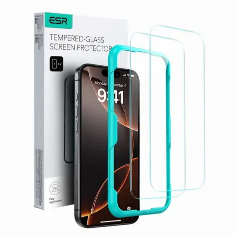 ESR Panzerglas 2er-Pack transparent / Panzerglas / iPhone 16