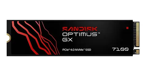 SanDisk Optimus GX 7100 1 TB / Interne SSD / M.2 2280 / NVMe PCIe