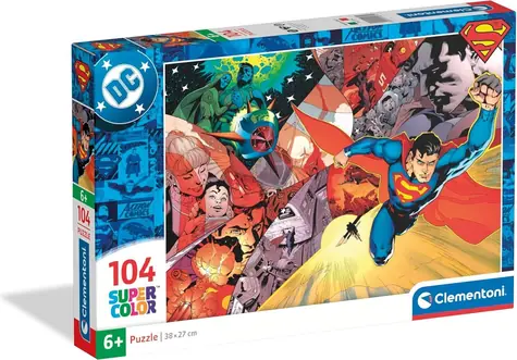 Clementoni Puzzle Superman / 104 Teile / ab 6 Jahren