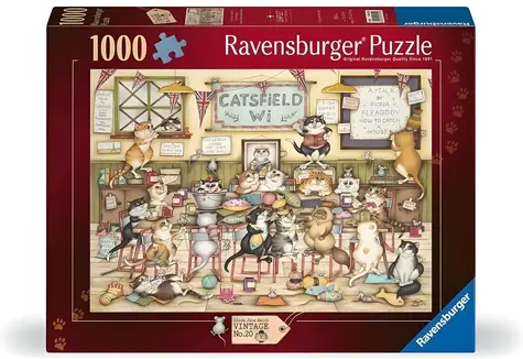 Ravensburger Puzzle Vintage Nr. 2: Katzenwirbelwind / 1000 Teile