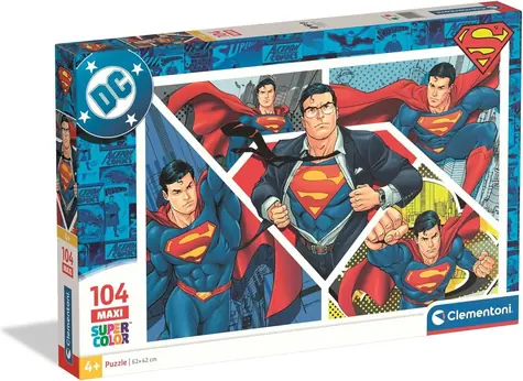 Clementoni Puzzle Superman MAXI / 104 Teile