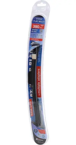 Compass Scheibenwischer FLAT MULTI 380 mm / Scheibenwischer / flach / mit Adaptern