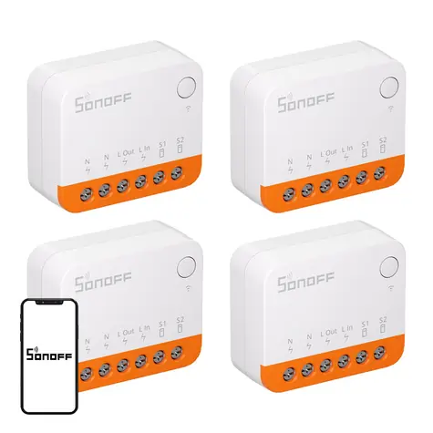 Sonoff MINIR4 Extreme / Smart Switch / Wi-Fi / 4 Stück