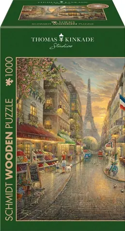 Schmidt Puzzle Paris Café / 1000 Teile / Holz / ab 12 Jahren