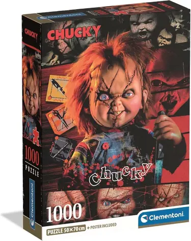 Clementoni Puzzle Horror Kollektion: Chucky / 1000 Teile / ab 14 Jahren