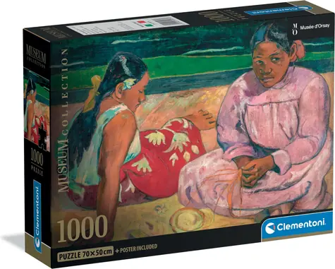 Clementoni Puzzle Museum Sammlung: Tahitische Frauen / 1000 Teile / ab 14 Jahren