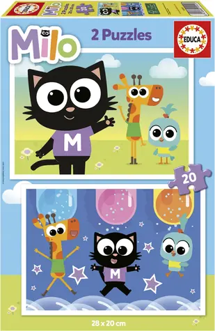 Educa Puzzle Milo / 2x20 Teile