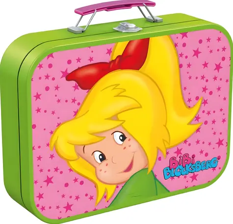 Schmidt Puzzle Kleine Hexe Bibi 4in1 / 60+60+100+100 Teile / Metallkoffer