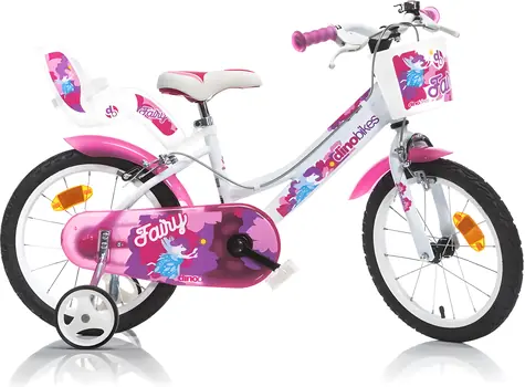 Dino Bikes 166RSN Fairy 16" weiß / Kinderfahrrad / 6-8 Jahre / 10,3 kg
