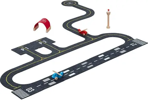 GOKI Bodenumriss-Puzzle Flughafen / 26 Teile