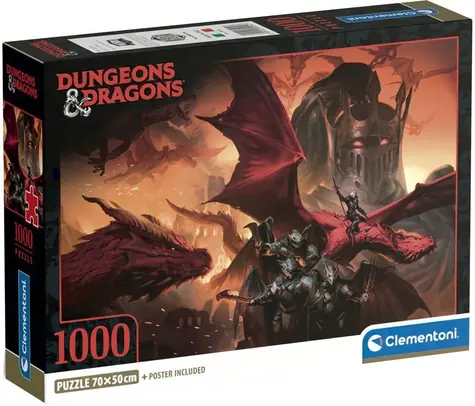 Clementoni Puzzle Dungeons & Dragons / 1000 Teile / ab 14 Jahren