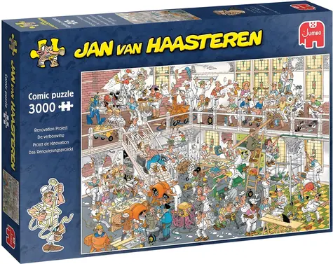 JUMBO Puzzle JvH Renovierung / 3000 Teile / ab 15 Jahren