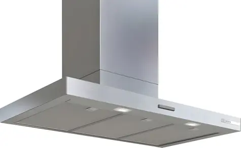BOSCH DWB93BC30 Edelstahl / Dunstabzugshaube / Kamin / 400 m/h / 67 dB / LED-Beleuchtung