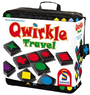 Schmidt Reisespiel Qwirkle Travel / 108 Teile / Holzelemente / Deutsche Version