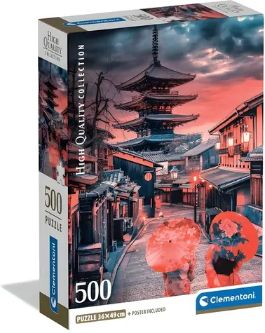 Clementoni Puzzle Abend in Kyoto / 500 Teile / ab 14 Jahren